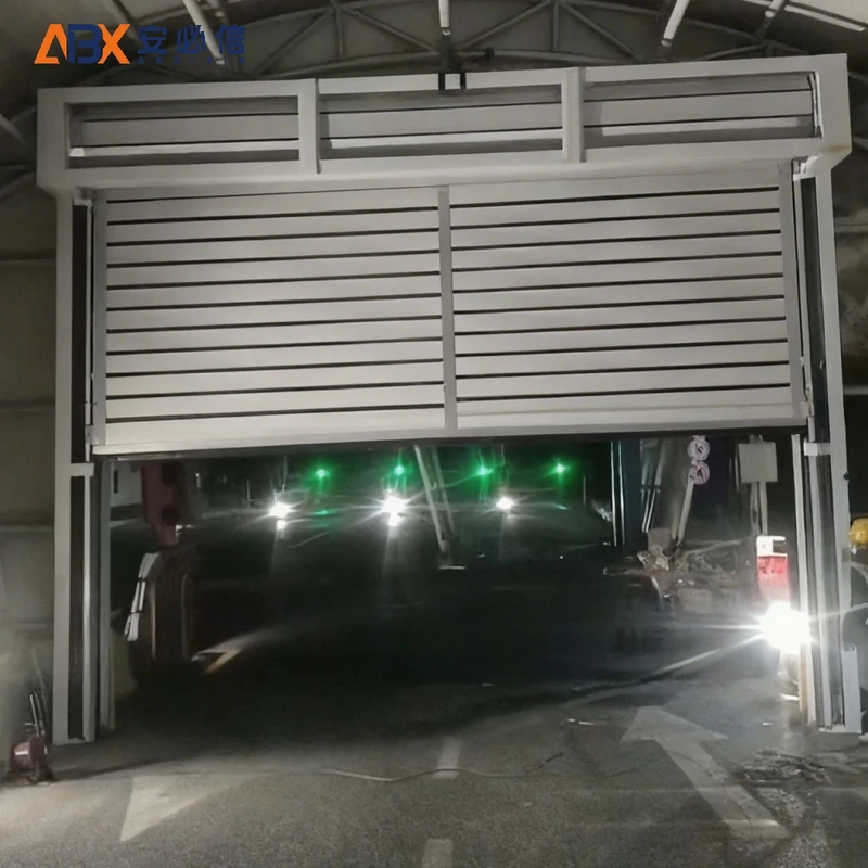 Aluminum Turbo Hard Fast Door | ABX Industrial Door Manufacturer