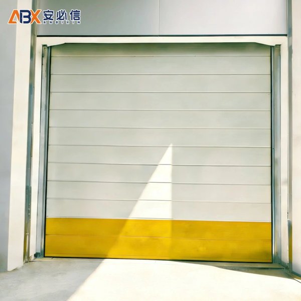 Aluminum Glass Industrial Sectional Door