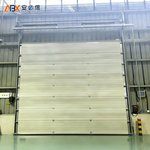 Aluminum Glass Industrial Sectional Door - 3